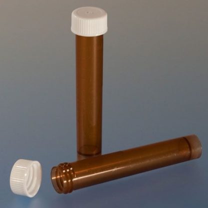 10mL Amber Transport Tube with Screw Cap 1000/PK